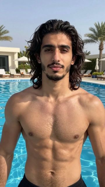 Pool Jerk Off - Before